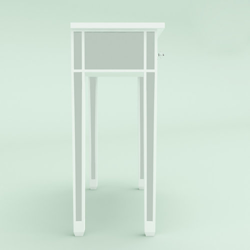 Mercer41 Tayde Mirrored Makeup Vanity Table Wayfair